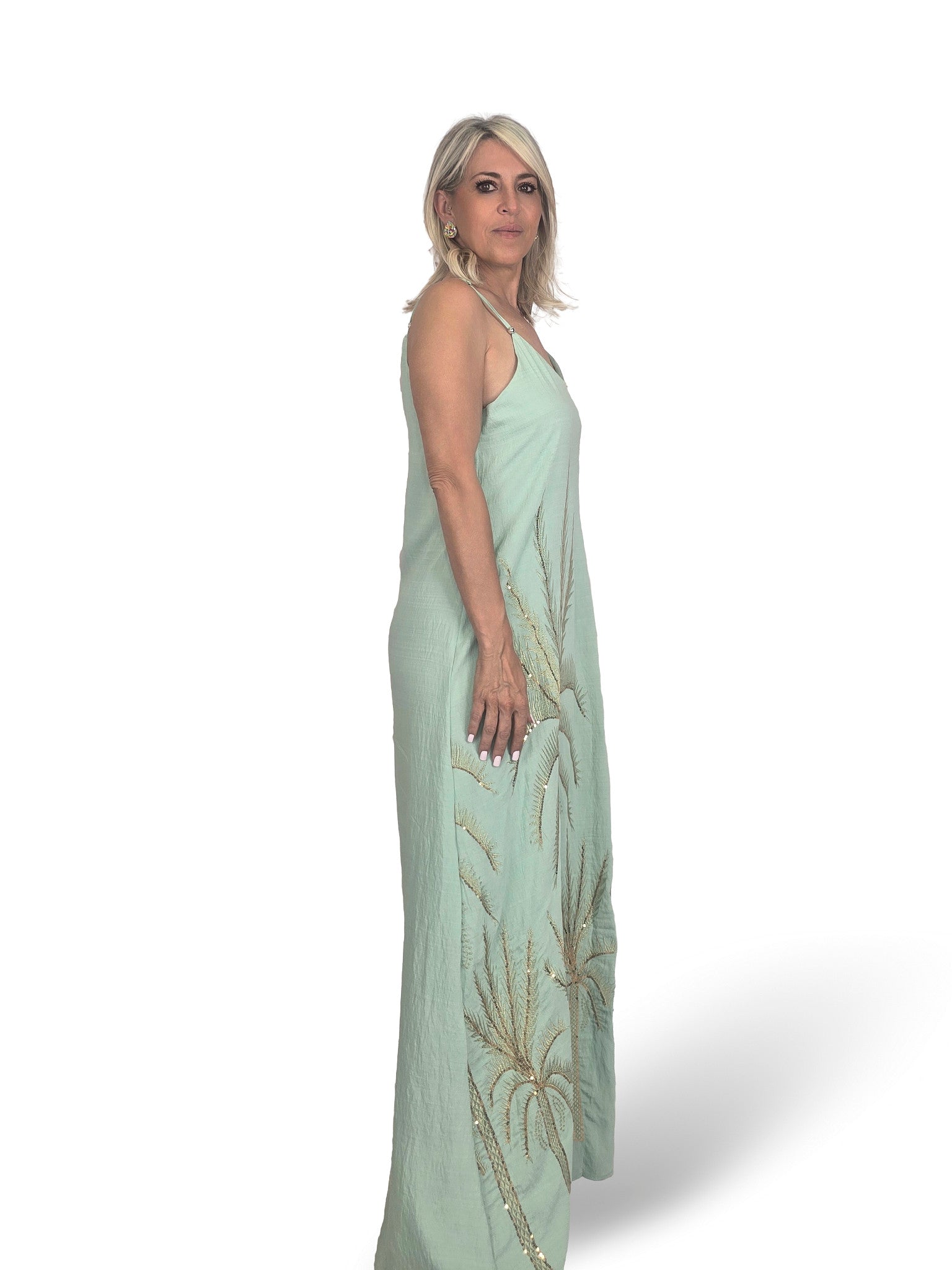 VESTIDO PALMERA LENTEJUELAS