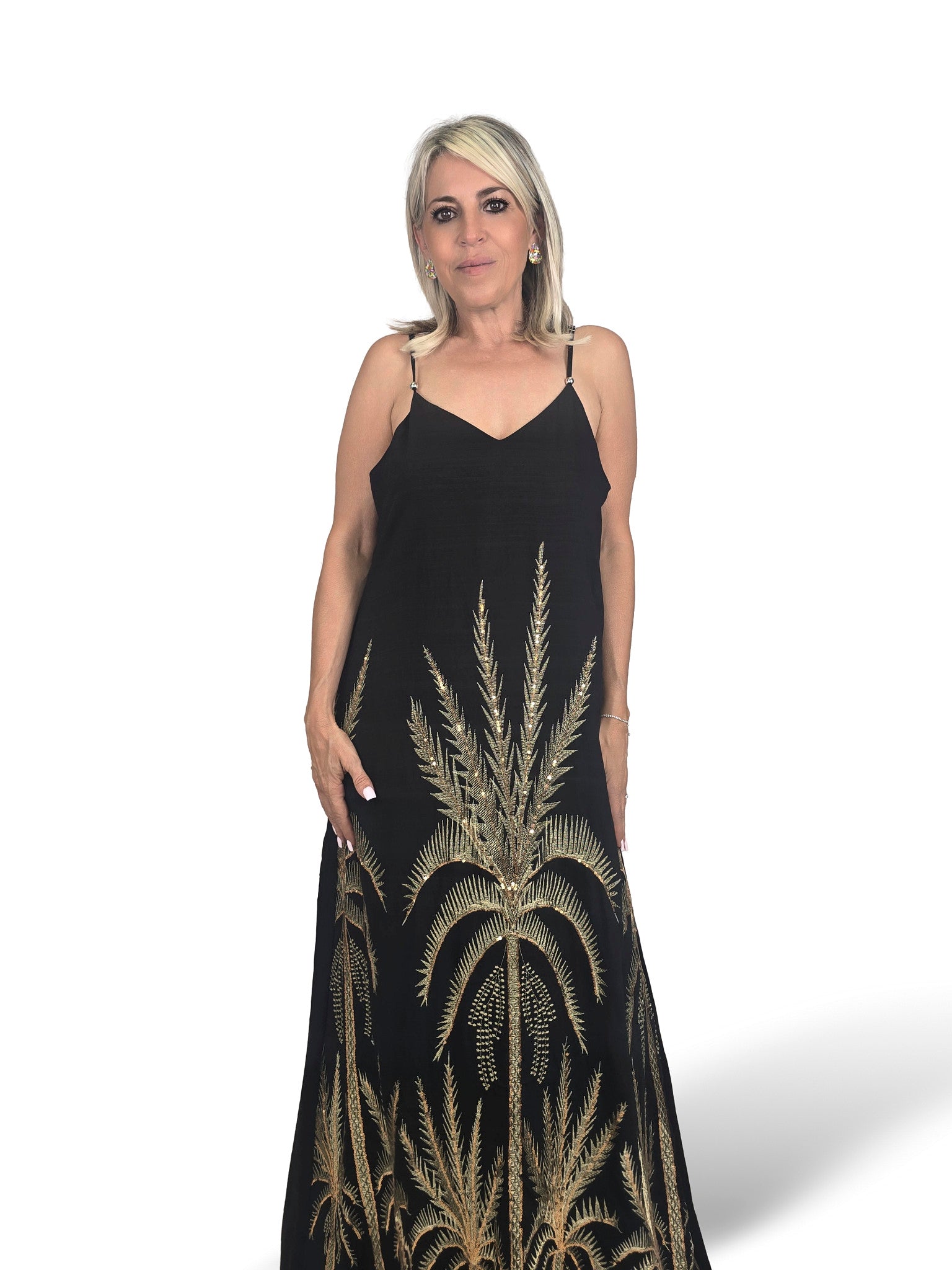 VESTIDO PALMERA LENTEJUELAS