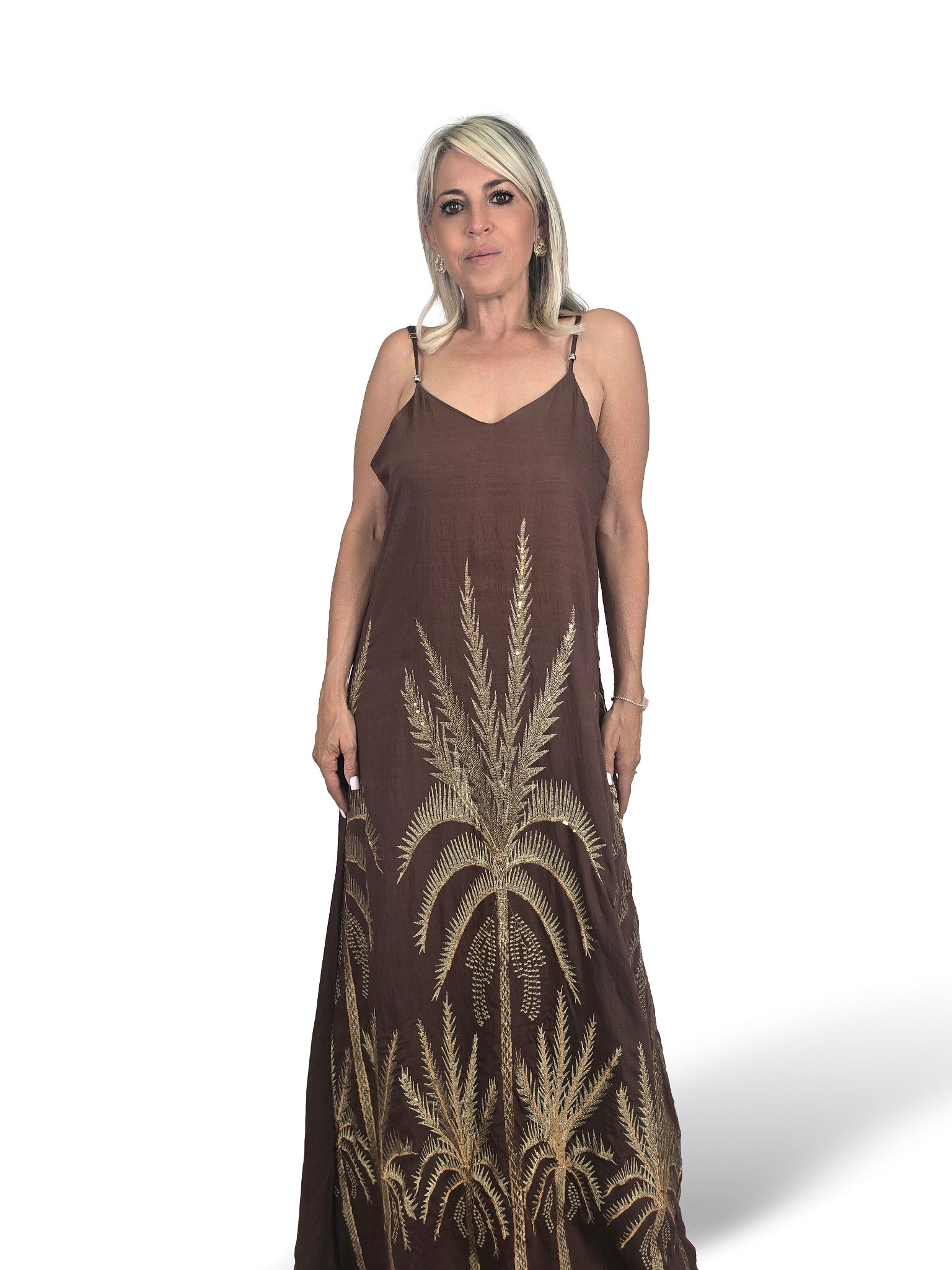 VESTIDO PALMERA LENTEJUELAS