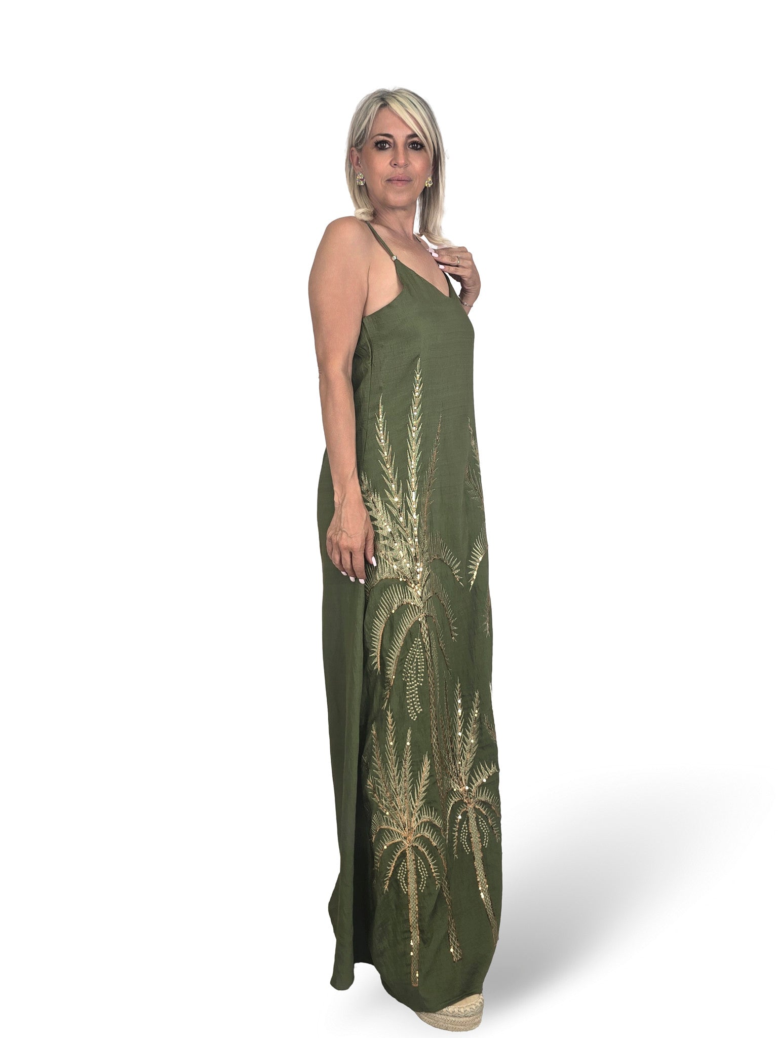 VESTIDO PALMERA LENTEJUELAS