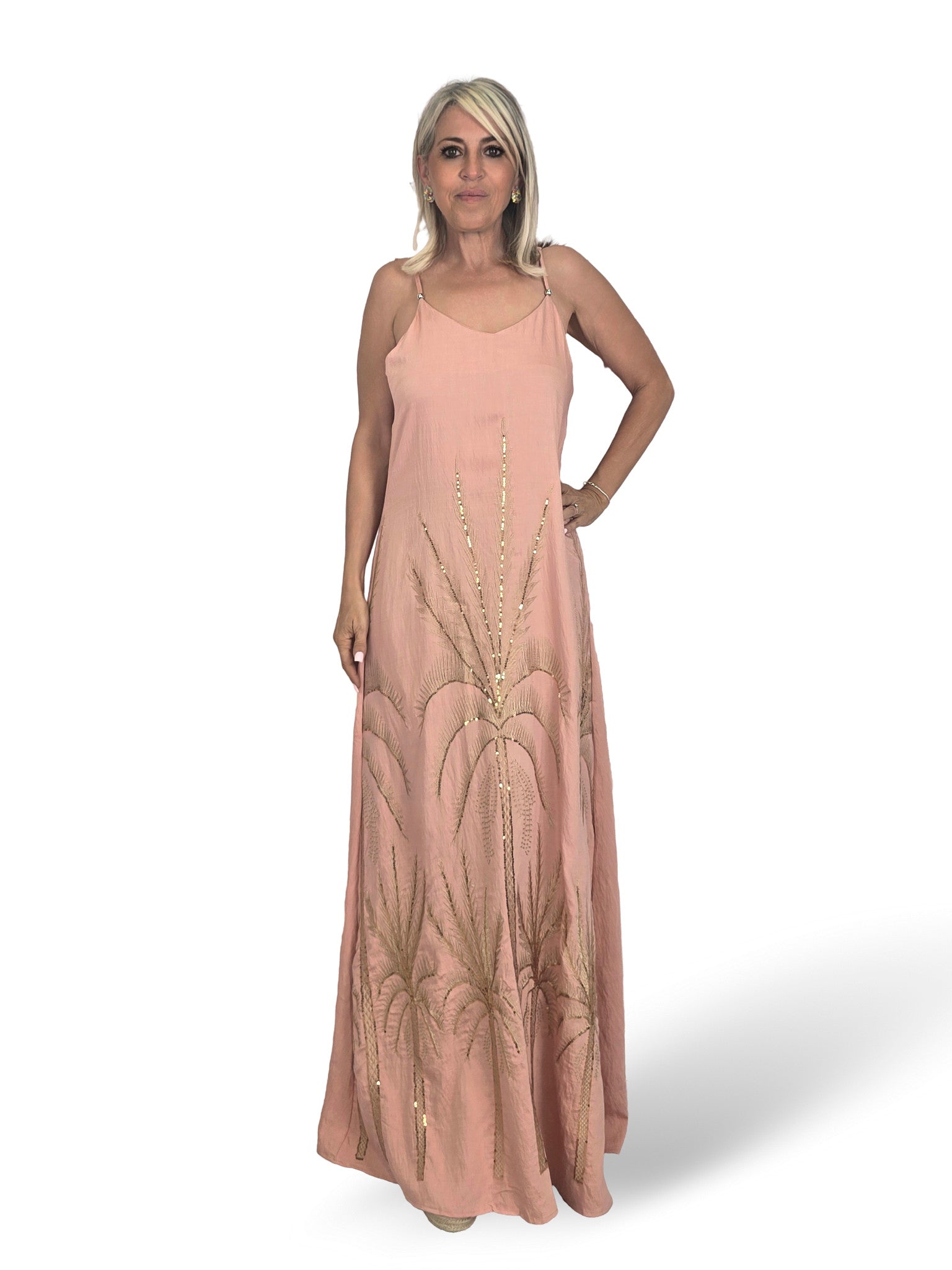 VESTIDO PALMERA LENTEJUELAS