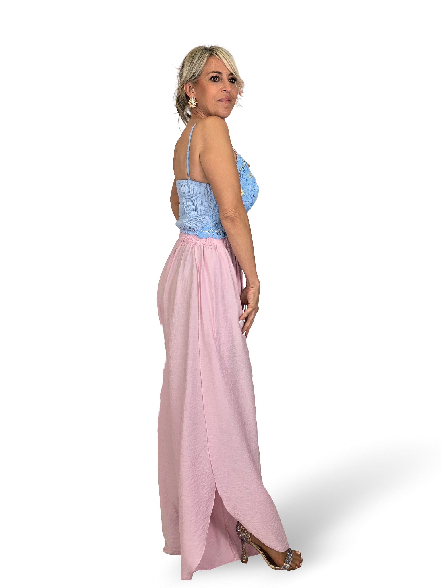 PANTALON FLUIDO ABERTURA LATERAL