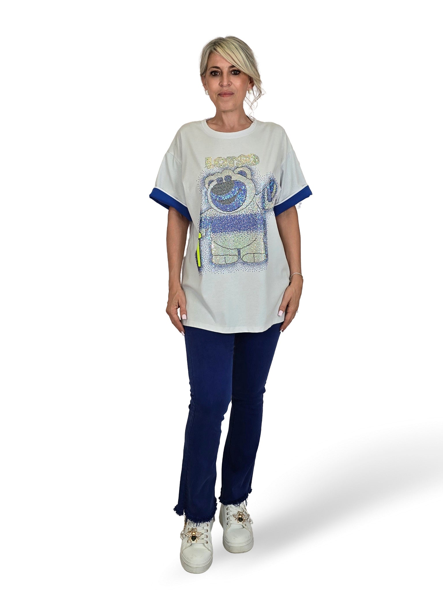 JOT Paillettenbär T-Shirt