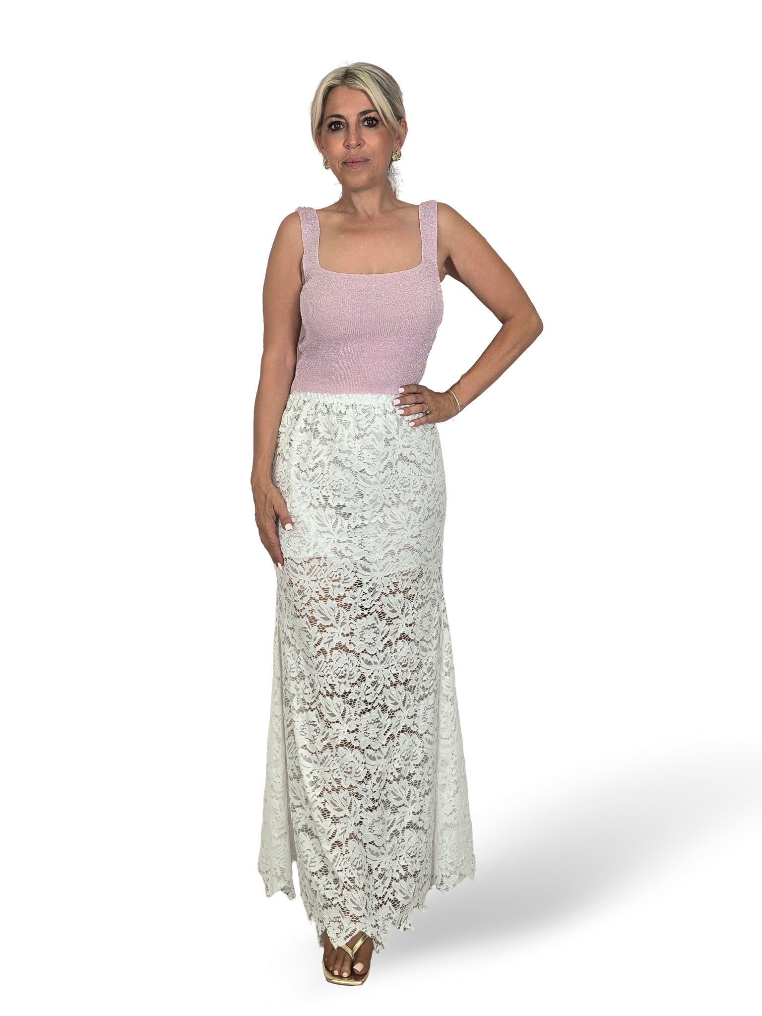 FALDA ENCAJE SIRENA