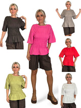 CAMISETA NIDO ABEJA FRUNCIDA JOT