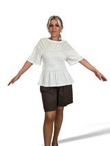 CAMISETA NIDO ABEJA FRUNCIDA JOT