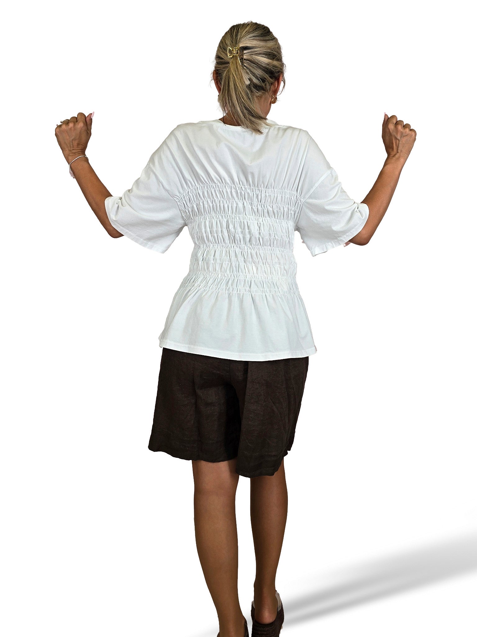CAMISETA NIDO ABEJA FRUNCIDA JOT