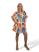 ABITO CORTO BOHO CON TAROCCHI