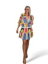 ABITO CORTO BOHO CON TAROCCHI