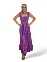 VESTIDO VICHY NIDO DE ABEJA