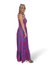 VESTIDO VICHY NIDO DE ABEJA