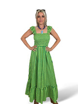 VESTIDO VICHY NIDO DE ABEJA