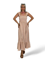 VESTIDO VICHY NIDO DE ABEJA