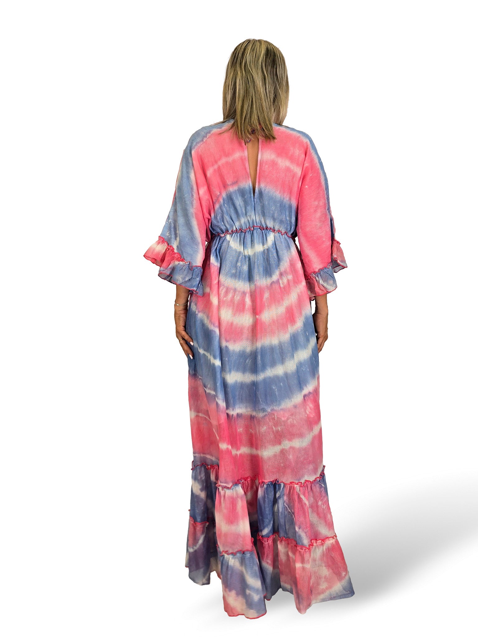 VESTIDO BOHEME MANGAS