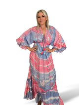 VESTIDO BOHEME MANGAS