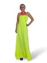 VESTIDO BAMBULA NIDO ABEJA ALGODON LAVADO FLUOR