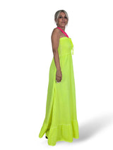 VESTIDO BAMBULA NIDO ABEJA ALGODON LAVADO FLUOR