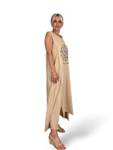 Abito in cotone lavato stile rockstar