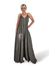 MONO PALAZZO CORAZON STRASS
