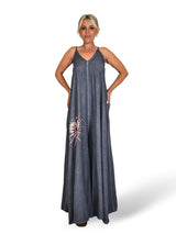 MONO PALAZZO CORAZON STRASS
