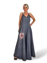 MONO PALAZZO CORAZON STRASS