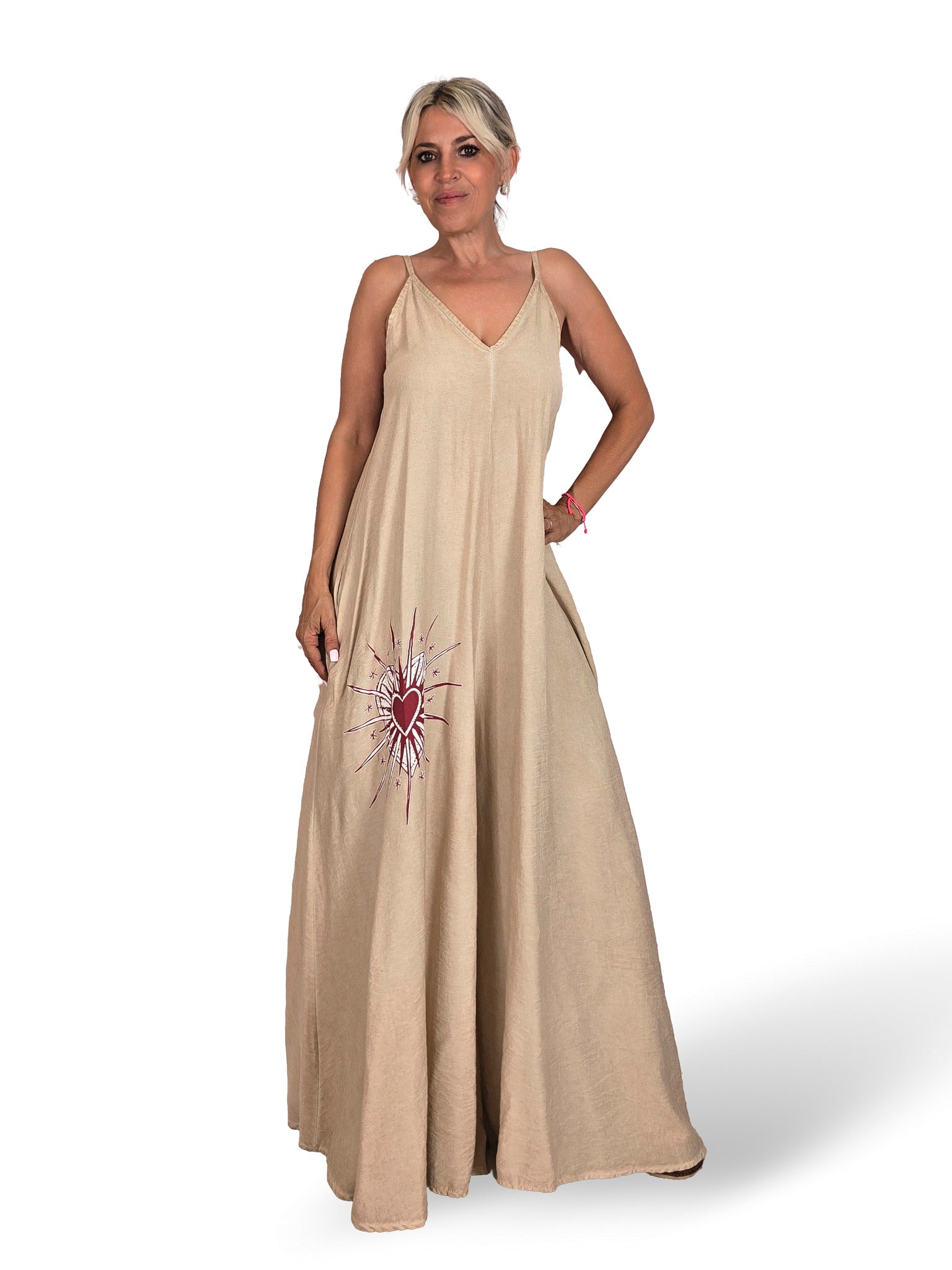MONO PALAZZO CORAZON STRASS