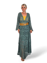Conjunto de top em crochê