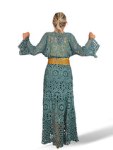 Conjunto de top em crochê