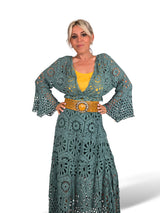 Conjunto de top em crochê