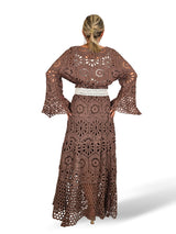 Conjunto de top em crochê