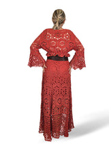 Conjunto de top em crochê