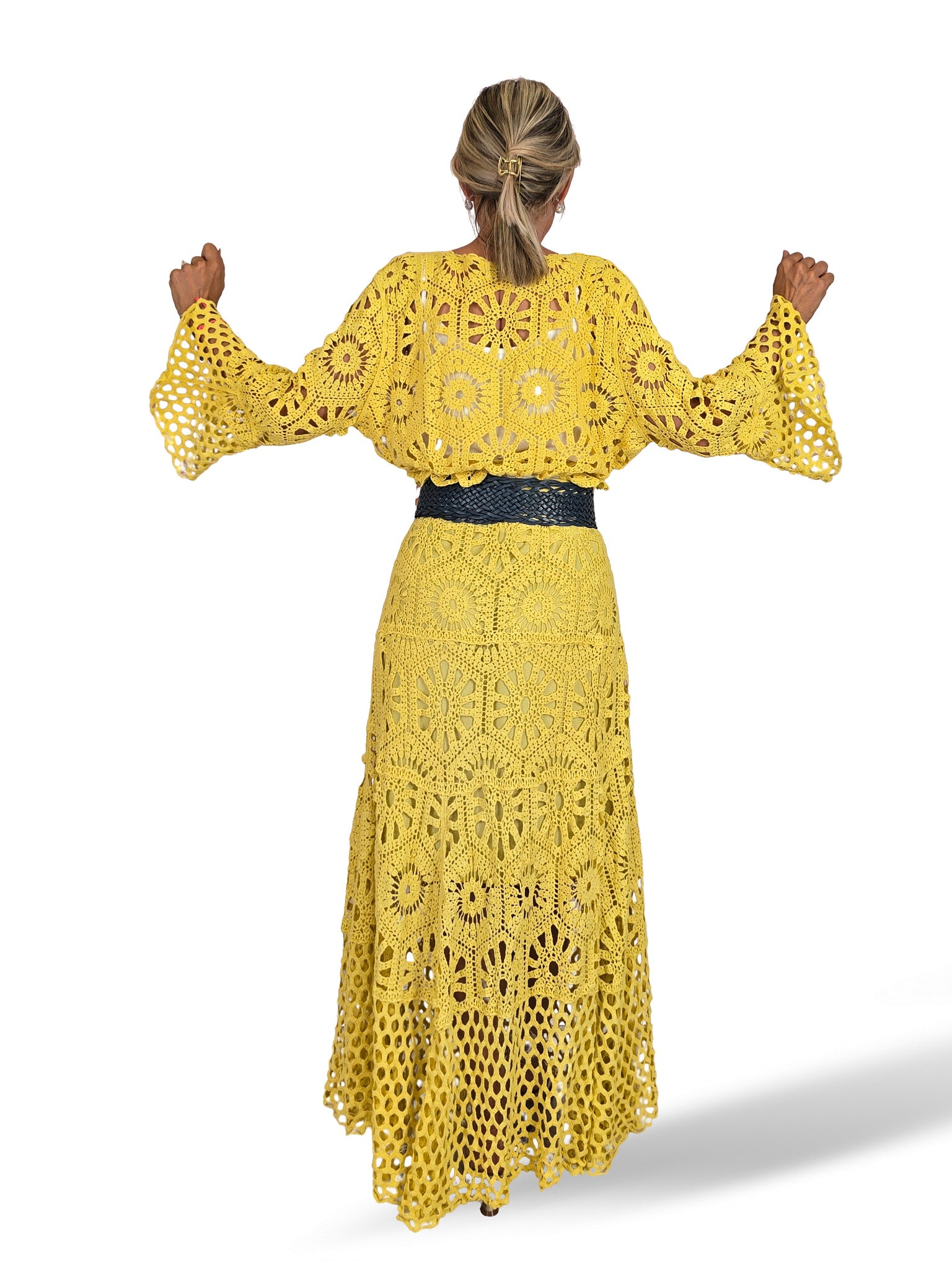 Conjunto de top em crochê