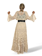 Conjunto de top em crochê