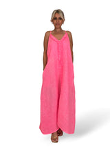 VESTIDO LINO FORMENTERA FLUOR