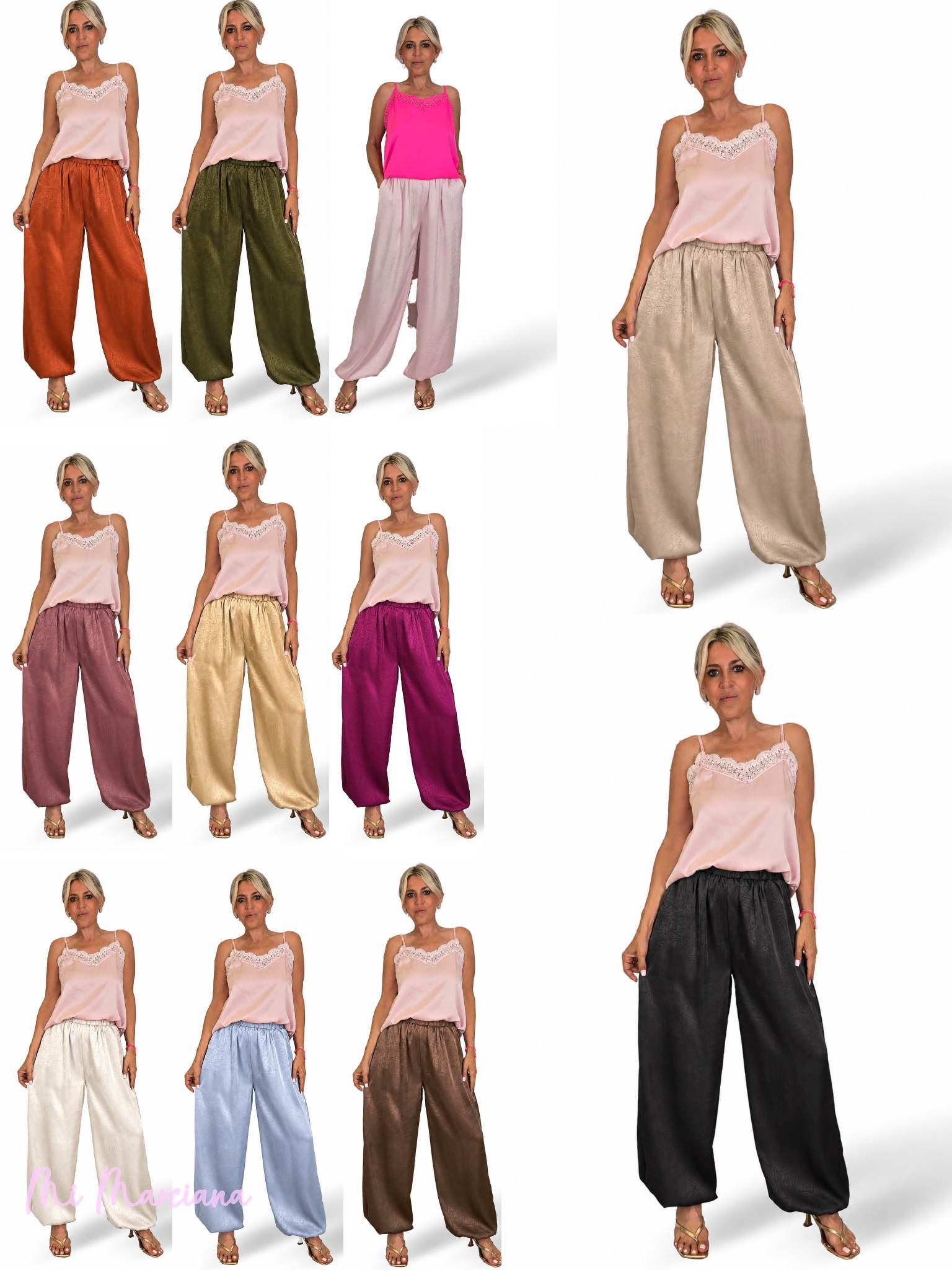Pantaloni satinati Crash Aladdin