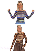 CAMISETA BARDOT CALADA ESTAMPADA
