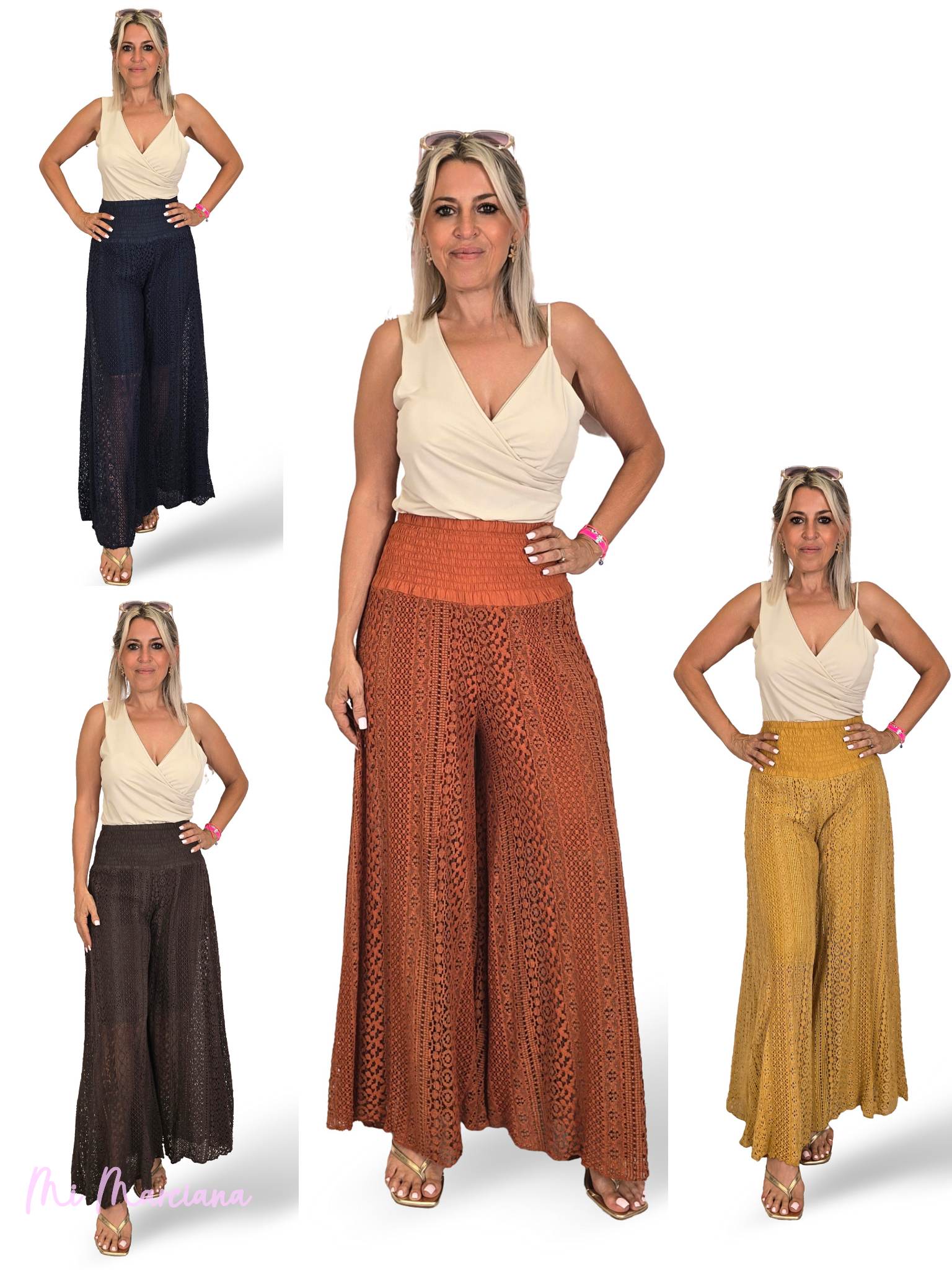 PANTALON PALAZZO GUIPUR