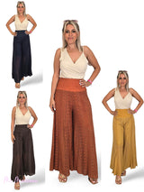 PANTALON PALAZZO GUIPUR