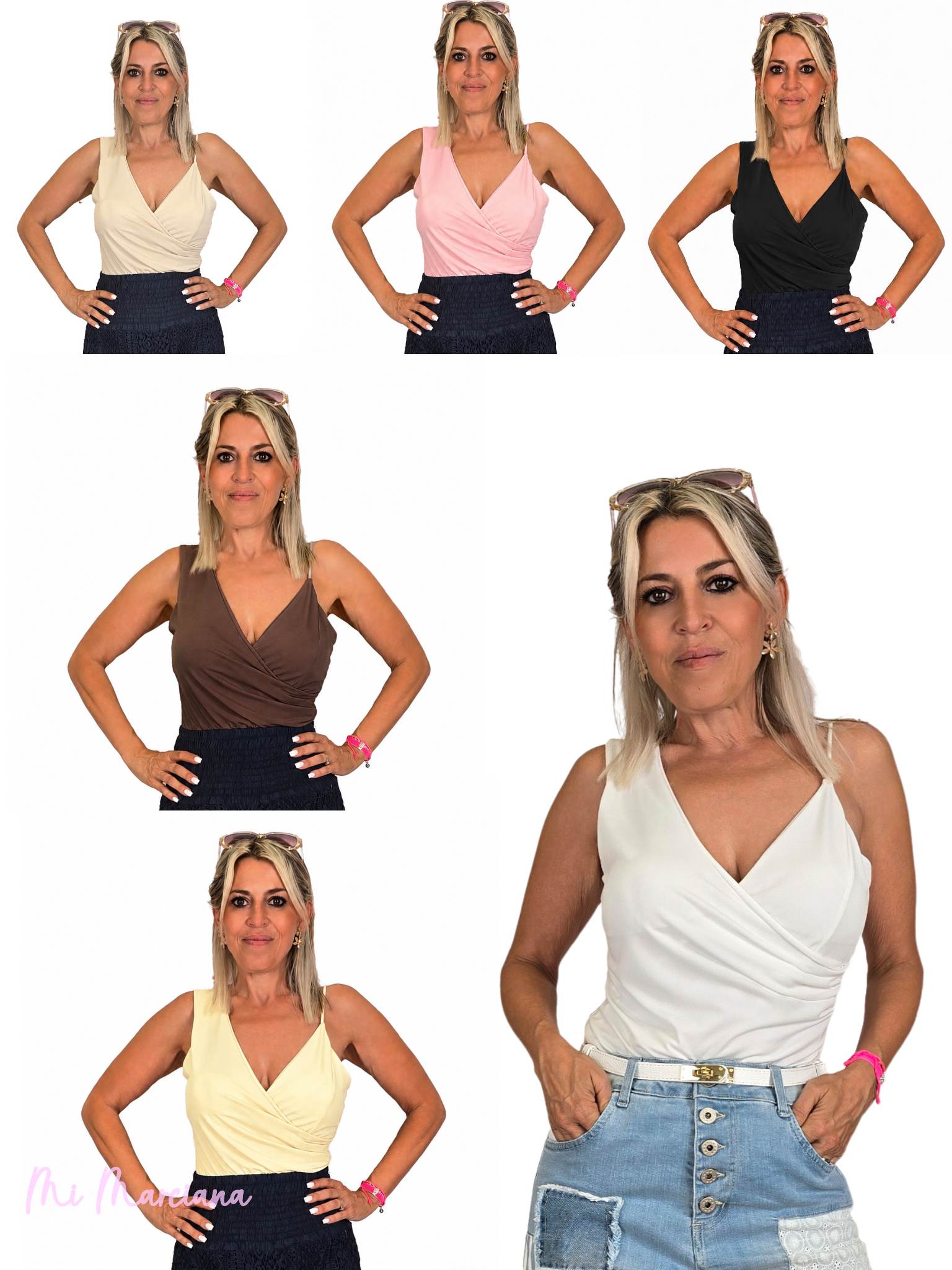 TOP Asimmetrico incrociato