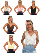TOP Asimmetrico incrociato