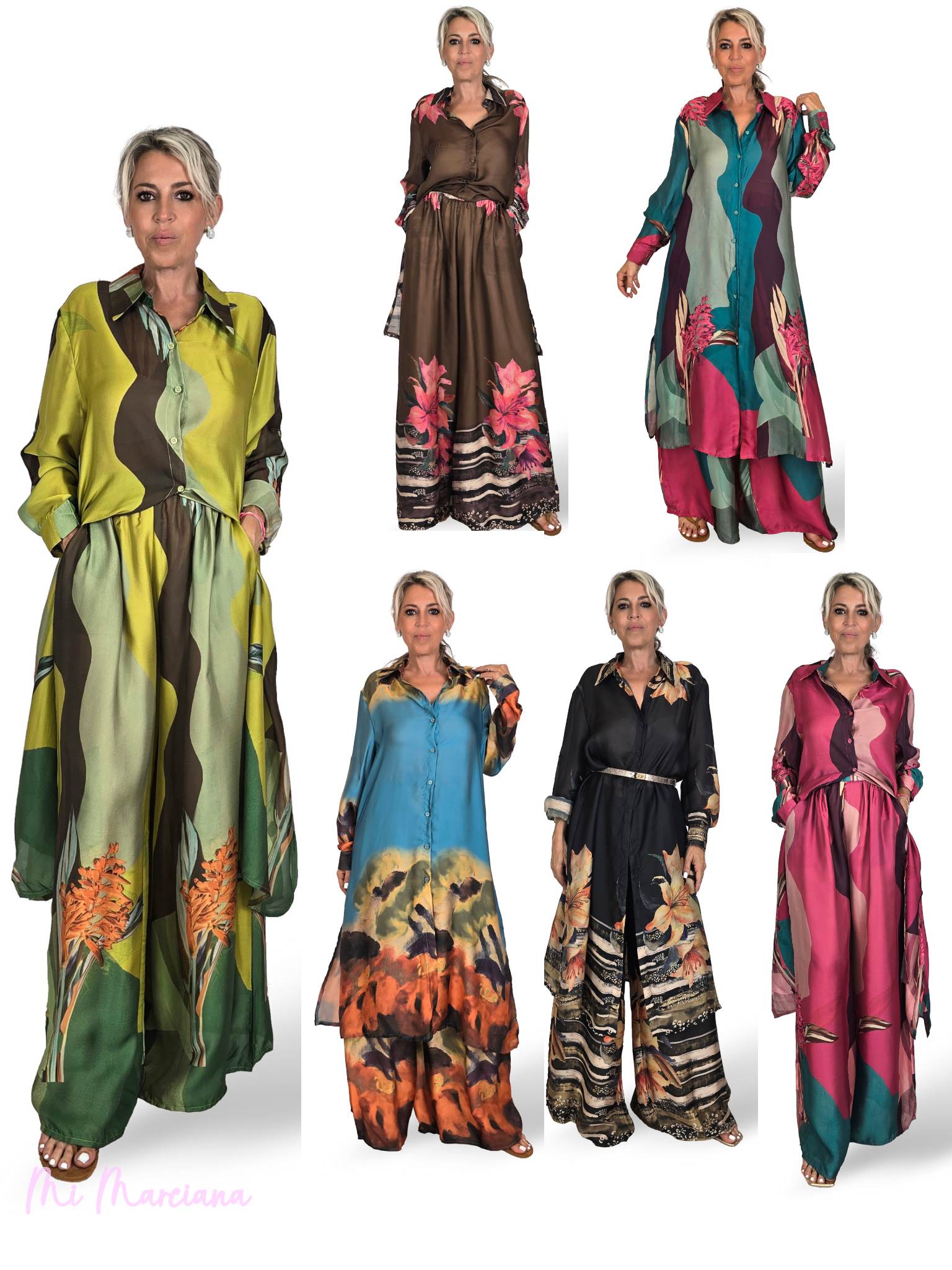 CONJUNTO GASA ESTAMPADO - foto de producto