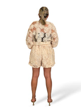 SHORT FLORES 3D TUL PLUMETI
