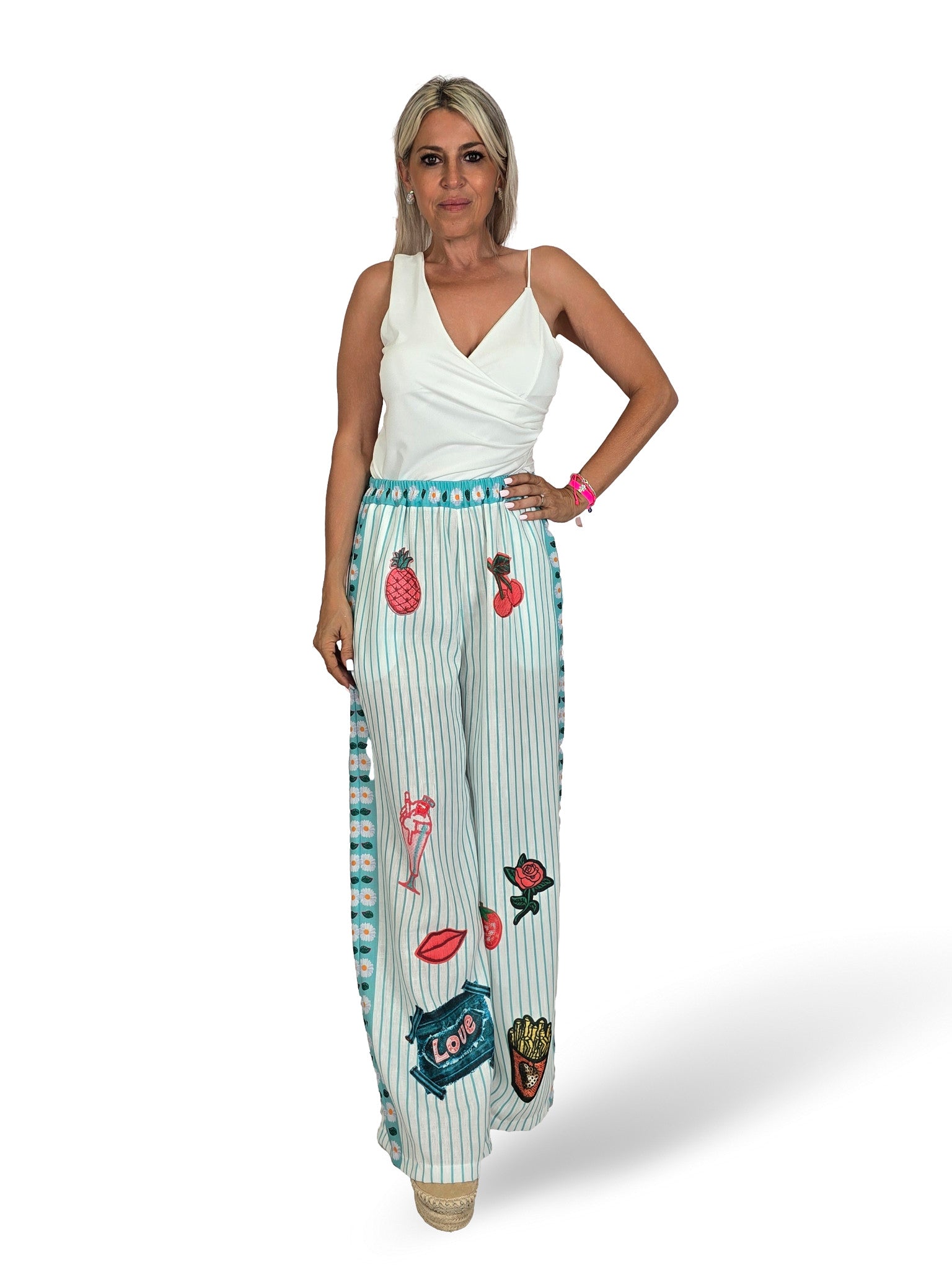 JOT GESTREIFTE SOMMERHOSE