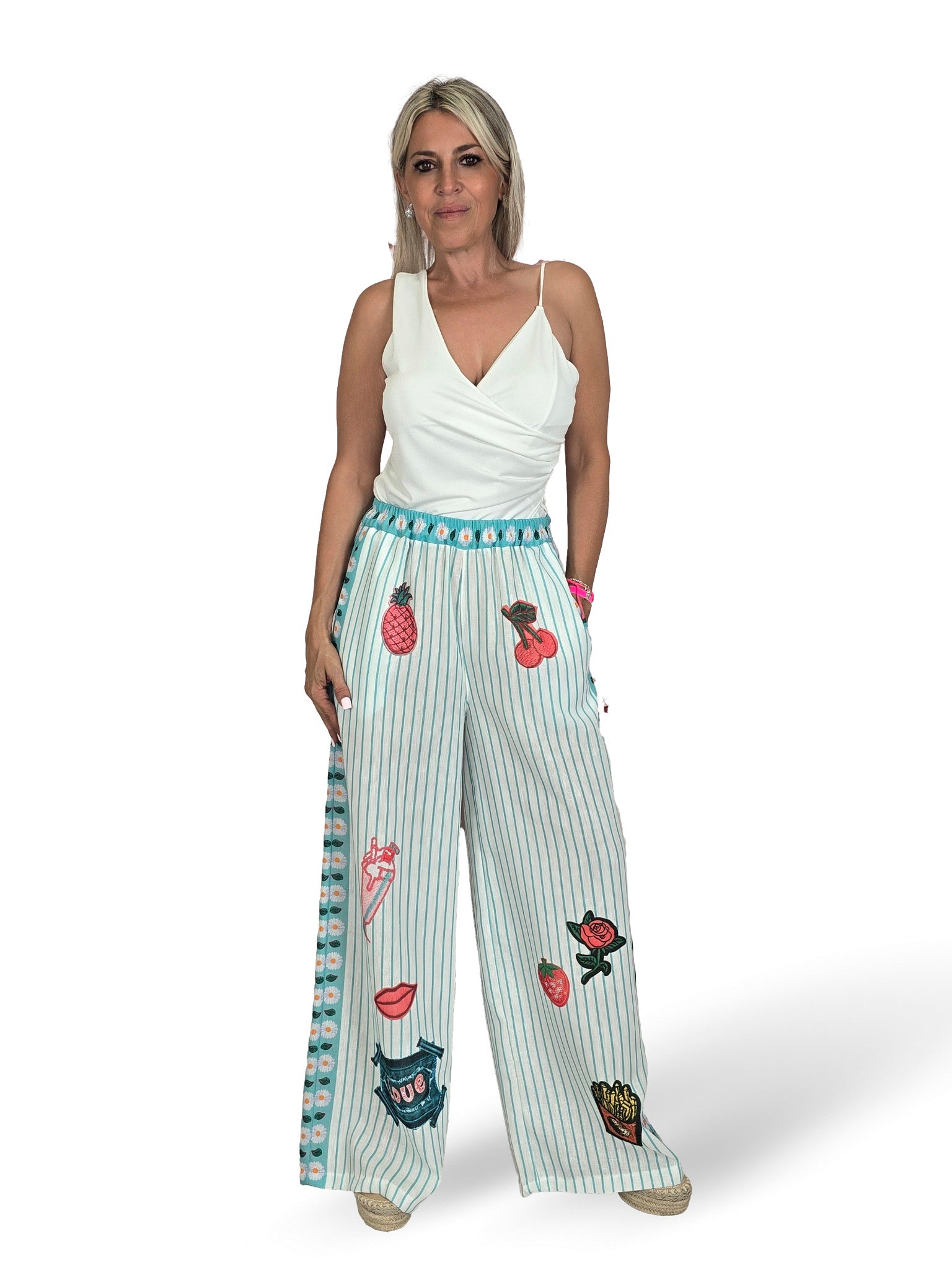 JOT GESTREIFTE SOMMERHOSE