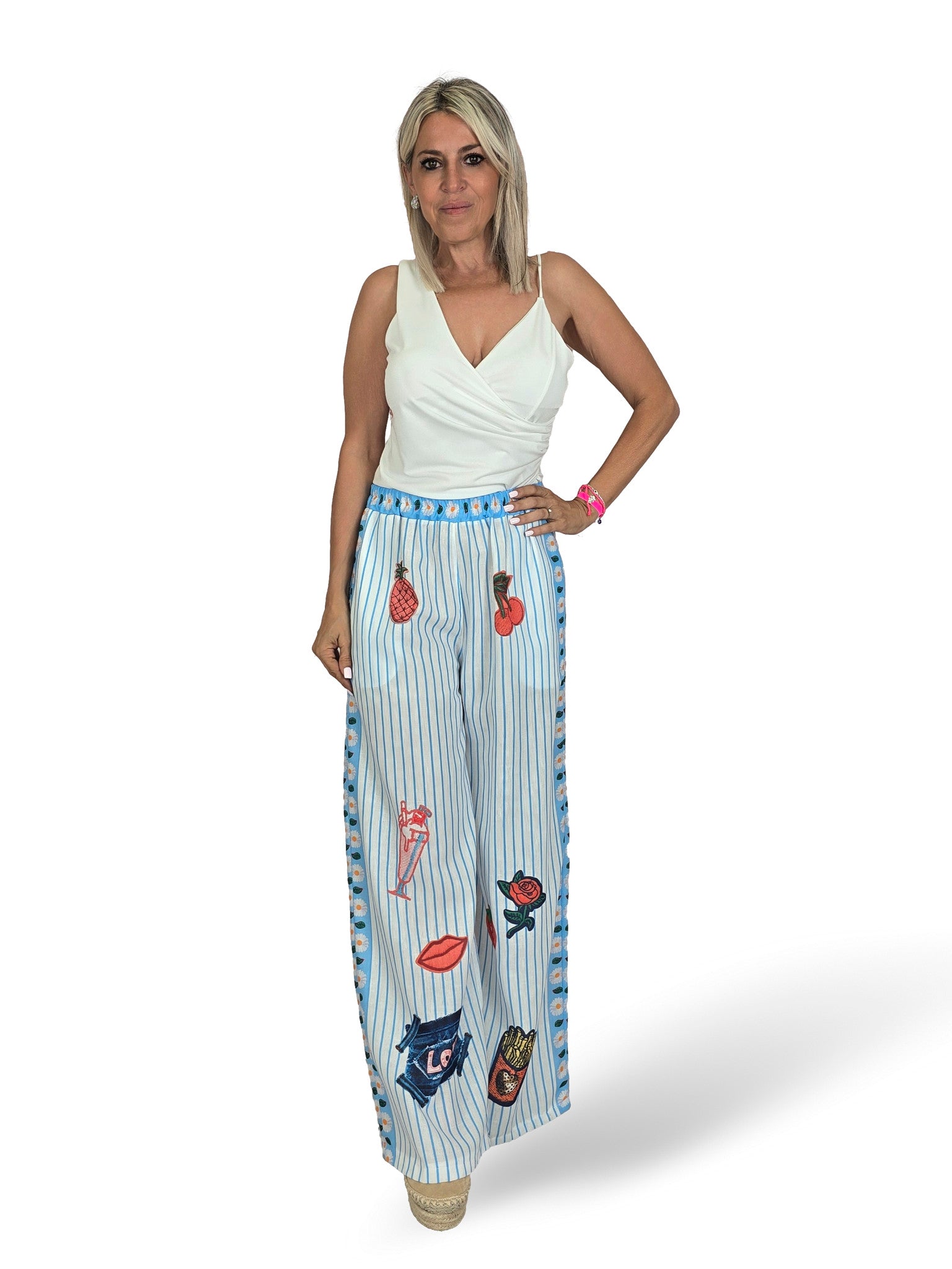 JOT GESTREIFTE SOMMERHOSE
