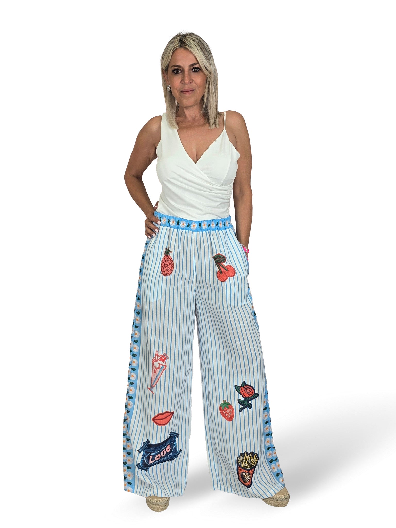 JOT GESTREIFTE SOMMERHOSE