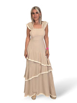 VESTIDO VOLANTES FLECOS