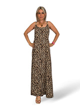 VESTIDO HEBILLA DORADA ANIMAL PRINT