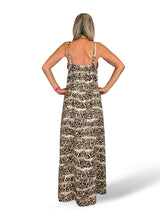 VESTIDO HEBILLA DORADA ANIMAL PRINT