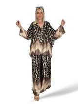 ENSEMBLE EN SATIN À MOTIFS ANIMAUX